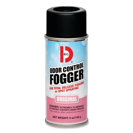 BIG D Odor Control Fogger, Original Scent, 5 oz Aerosol, PK12 034100